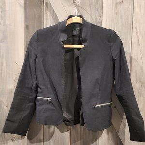 Aqua Black Blazer Small